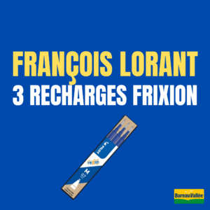 François lorant - 18 UNITAIRE - LOT DE 3 RECHARGES FRIXION BLEUES
