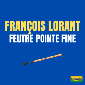 François lorant - 19 UNITAIRE - FEUTRE NOIR POINTE FINE