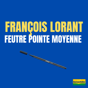 François lorant - 26 UNITAIRE - FEUTRE NOIR POINTE MOYENNE