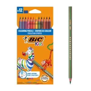 P_14885_1 12 CRAYONS DE COULEUR