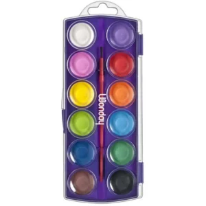 IMG_7128 BOITE 12 PASTILLES GOUACHE 30 MM ASSORTIES