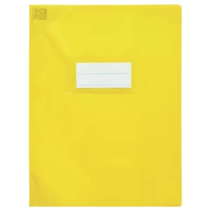 Protège cahier 24x32 jaune