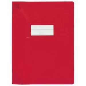 Protège cahier 24x32 rouge